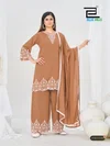 Mahnoor By Blue Hills Georgette Kurtis With Bottom Dupatta
